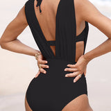 Núria - Traje de Baño Luxe Moldeador con Escote en V Profundo