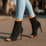 Elisa - Zapatos de Tacón de Punto