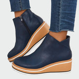 Botines ortopédicos de piel