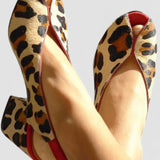 Louison - Sandalias de Leopardo