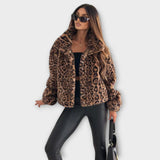 Leonor - Chaqueta Estampada de Leopardo