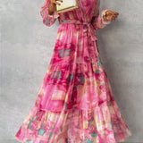 Luísa - Vestido Floral com Design Envolvente