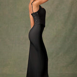 Bela - Corset Satin Dress