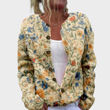 Cláudia - Cardigan Floral Outonal