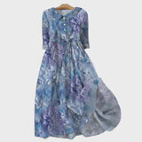Vestido Floral del Atardecer