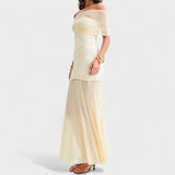 Vitória - Vestido Maxi de Punto