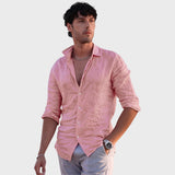 Leonardo - Camisa Casual de Lino