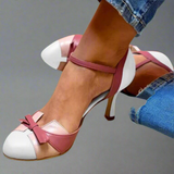 Bellarosa - Sandalias coloridas con nudo y tiras de punta redonda