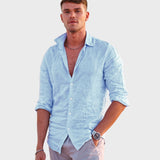Leonardo - Camisa Casual de Lino