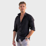 Leonardo - Camisa Casual de Lino