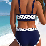 Piedade - Bikini de cintura alta con diseño patchwork