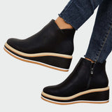 Botines ortopédicos de piel