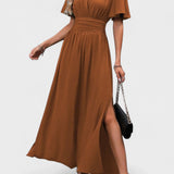 Eterna - Elegante Vestido Maxi Negro