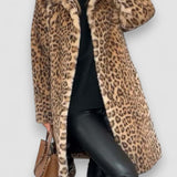 Leia - Largo Abrigo de Leopardo