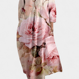Ana - Vestido Suelto con Diseño Estampado