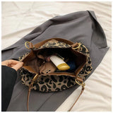Bolso de Mano Leopardo con Estampado Salvaje