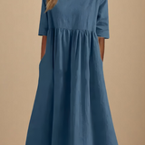 Minea - Vestido de Algodón Fresco y Transpirable