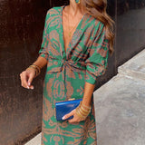 Sabrina - Sofisticated Midi Dress