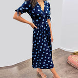 Mónica - Vestido Chic con Estampado de Lunares