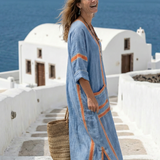 Diana | Vestido Midi con Suave Estructura y Escote en V