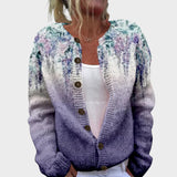 Inês - Cardigan Floral para o Outono