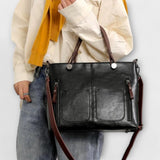 María - Elegante bolso de cuero
