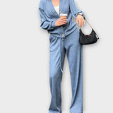 Chantal - Conjunto de chaqueta y pantalones a juego