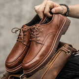 Simão - Zapatos de Cuero Auténtico