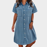 Vestido de verão em jeans macio