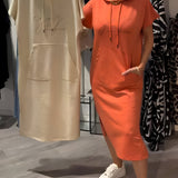 Sásquia - Vestido Casual con Capucha