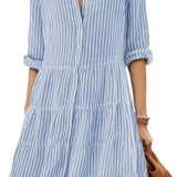 Ana - Vestido de Verano Rayado