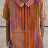 Nina - Camisa de Rayas Geométricas
