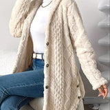 Sara - Chaqueta de felpa con capucha