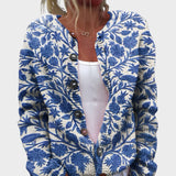 Benedita - Cárdigan Floral de Temporada Otoñal