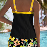 Catarina - Elegante Conjunto de Dos Piezas Tankini
