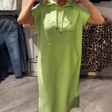 Sásquia - Vestido Casual con Capucha
