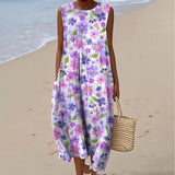Lavanda - Vestido Floral de Verano Elegante