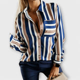 Ema - Camisa Casual a Rayas
