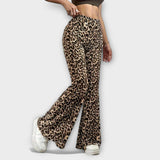 Francisca - Pantalones de Estampado de Leopardo