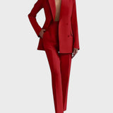 Olívia - Conjunto de Blazer y Pantalones Elegantes