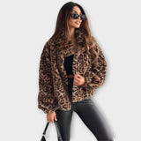 Leonor - Abrigo Estampado de Leopardo
