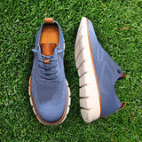 Zapatillas Ultracomfort Transpirables: Azul y Blanco