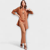 Helena - Conjunto Casual de Tres Piezas