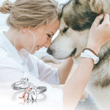 Anillo Abrazo de Perro - Rosa