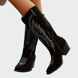 Elegantes Botas Vaqueras con Bordado