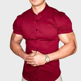 Ricardo - Camisa Slim de Manga Corta