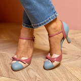 Bellarosa - Sandalias coloridas con nudo y tiras de punta redonda