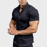 Ricardo - Camisa Slim de Manga Corta