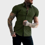 Ricardo - Camisa Slim de Manga Corta