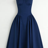 Odete - Vestido Midi con Cuerpo Estructurado